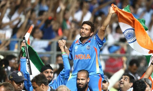 sachin tendulkar worldcup winning momemt