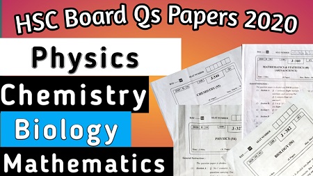 HSc MAharashtra Board Questions Papers 2020