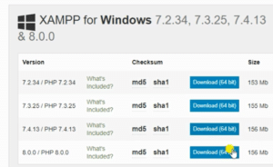 xampp 1.6.8 64 bit